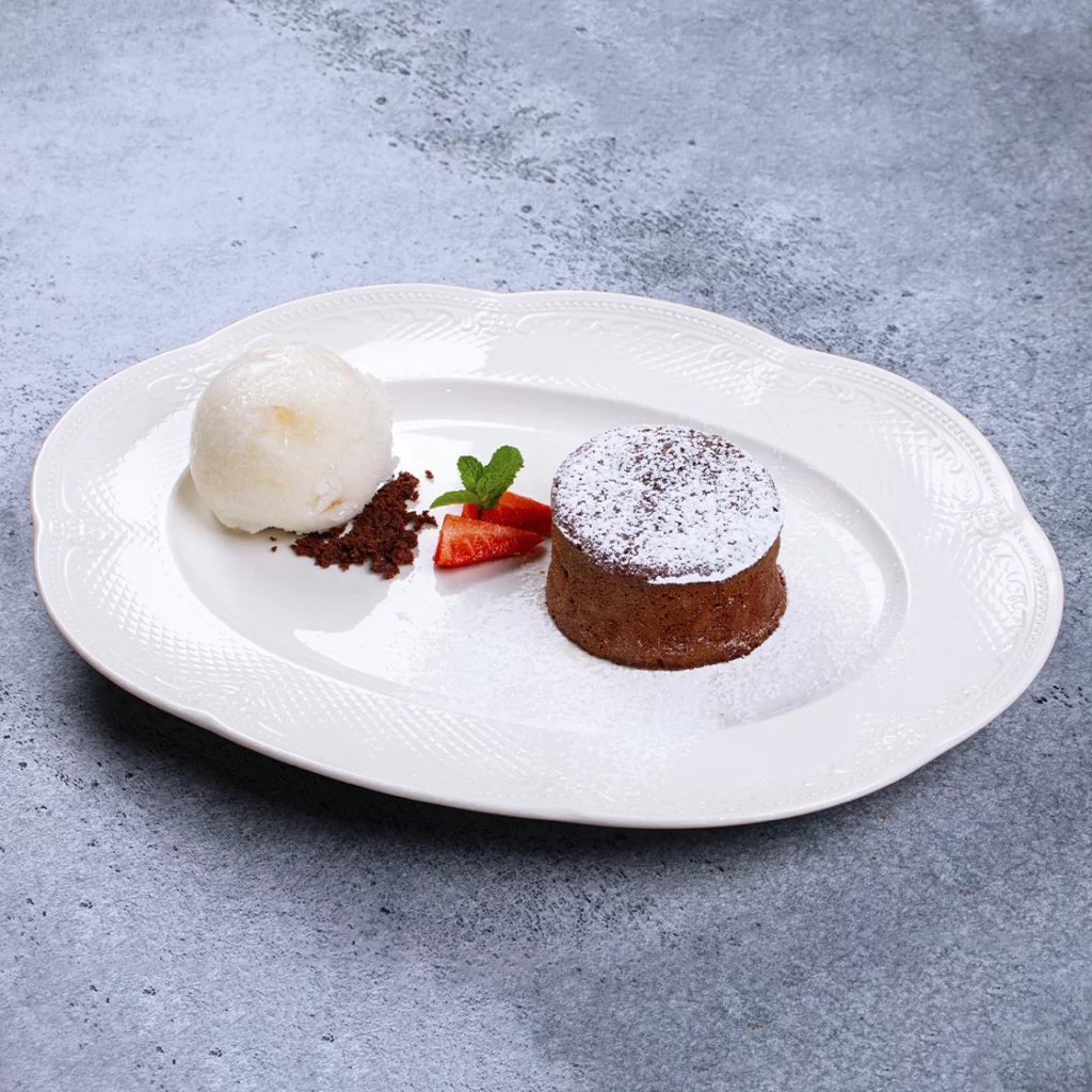 Шоколадный фондан