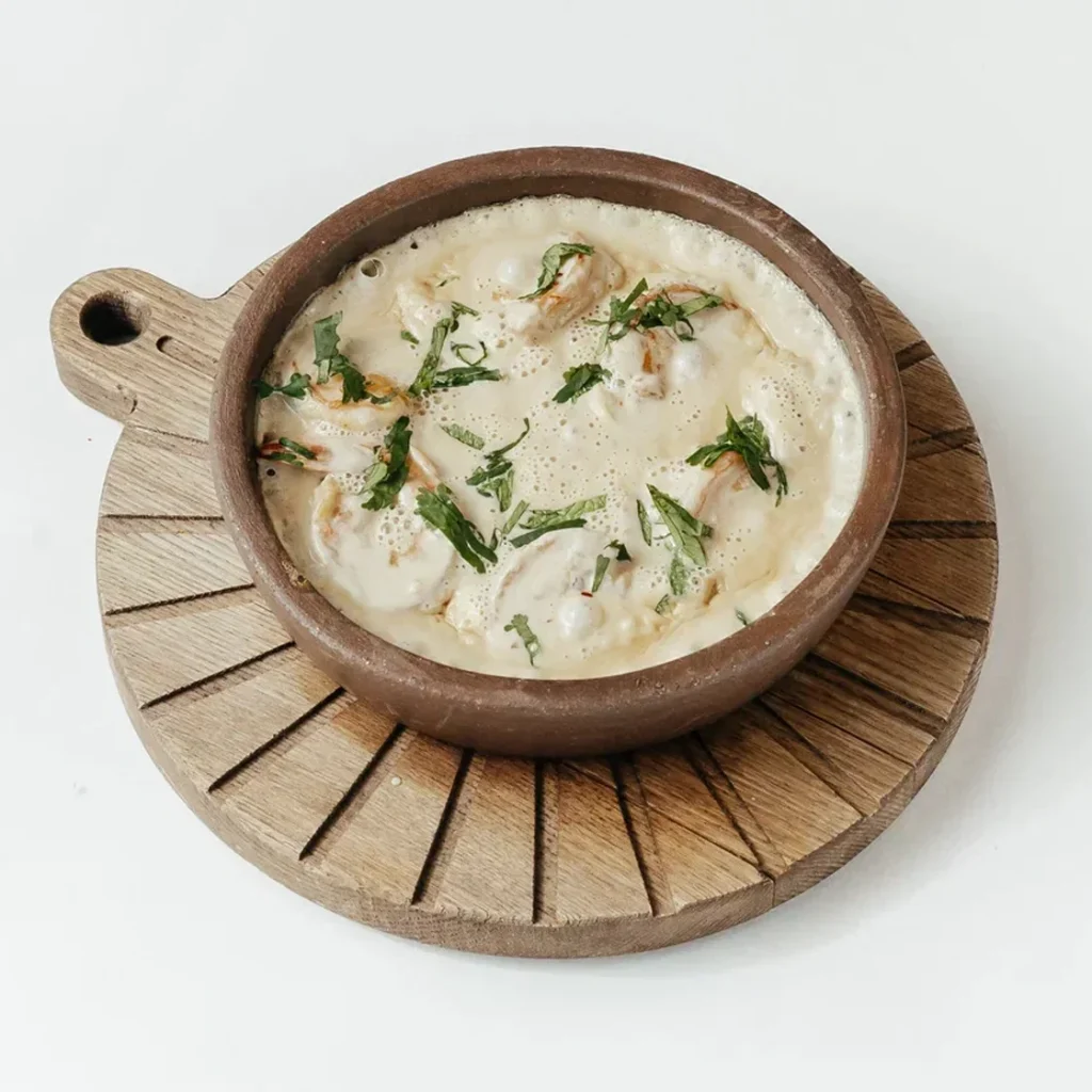 Креветки в сливочном соусе