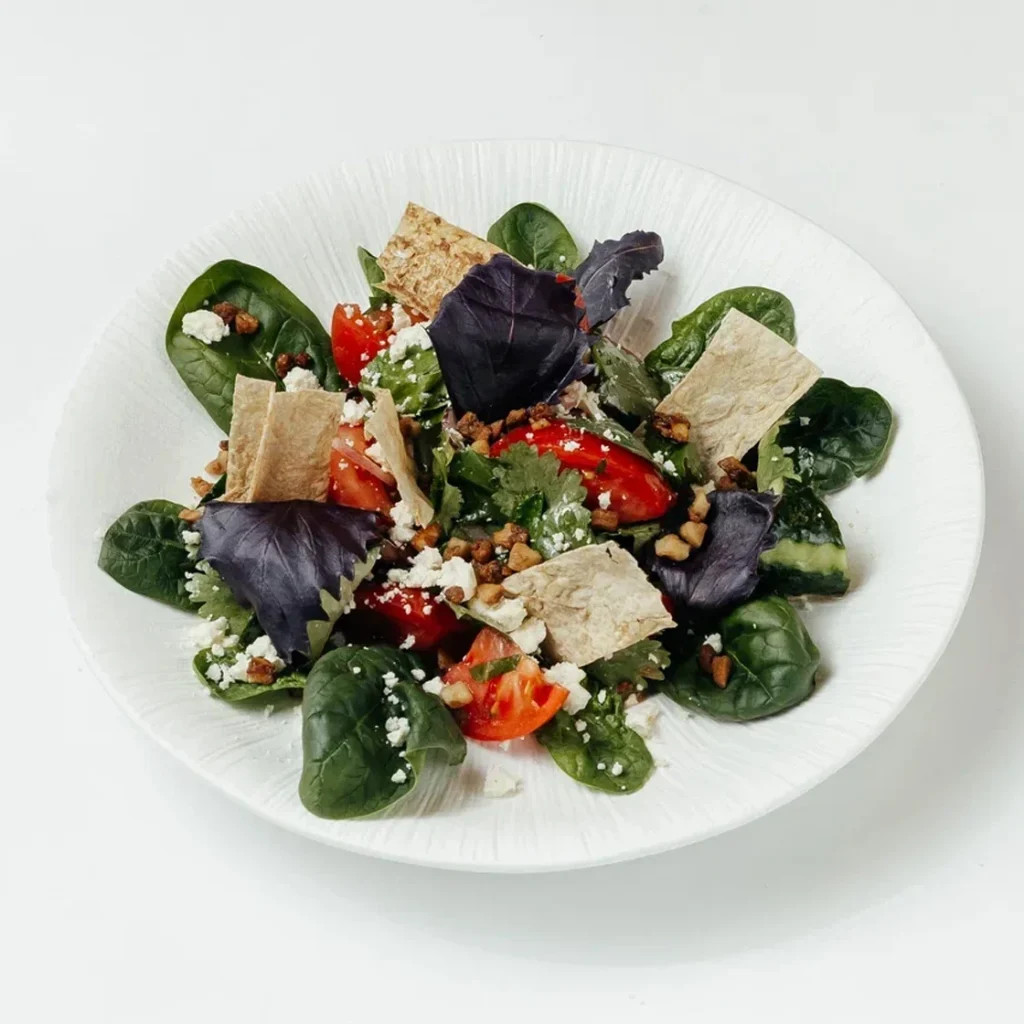 Салат пастуший с грузинской брынзой