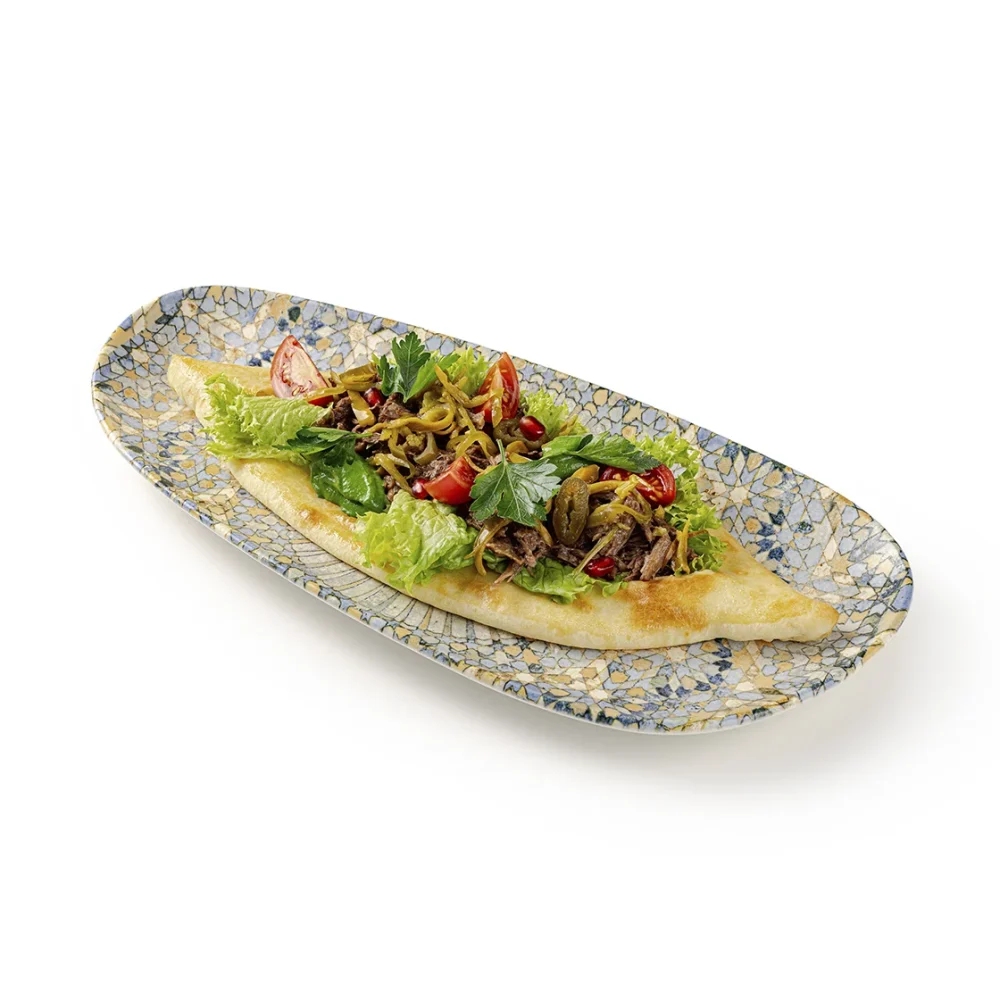 Лодочка с рваной говядиной