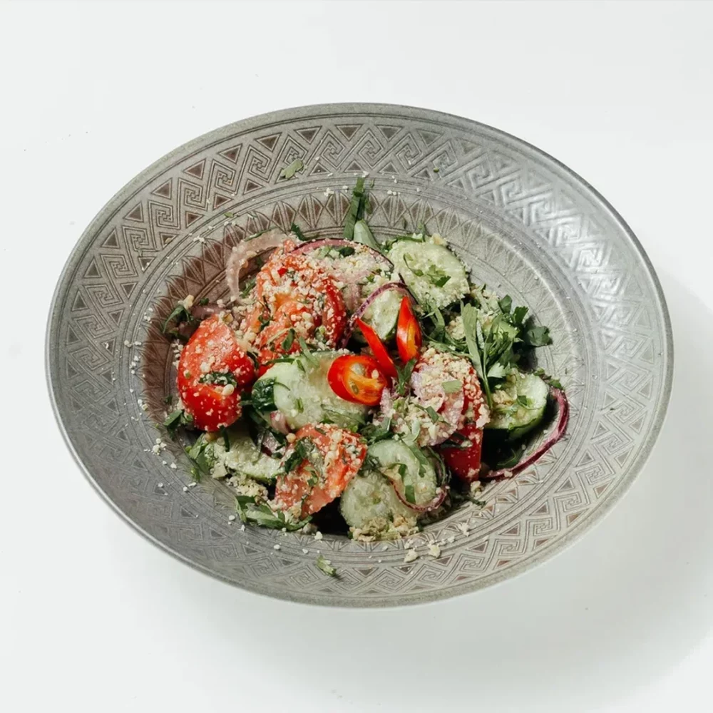 Салат кепе с орехом