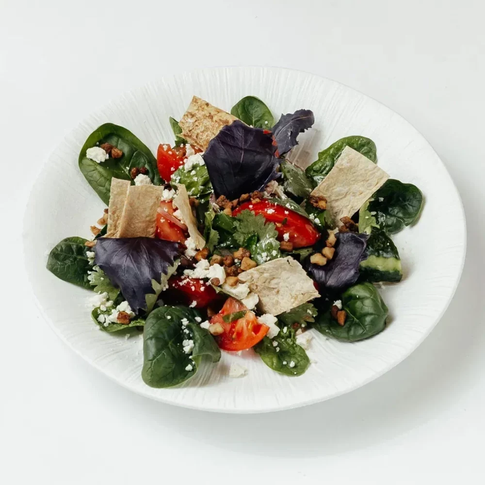 Салат пастуший с грузинской брынзой