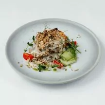 Морская котлетка с картофелем